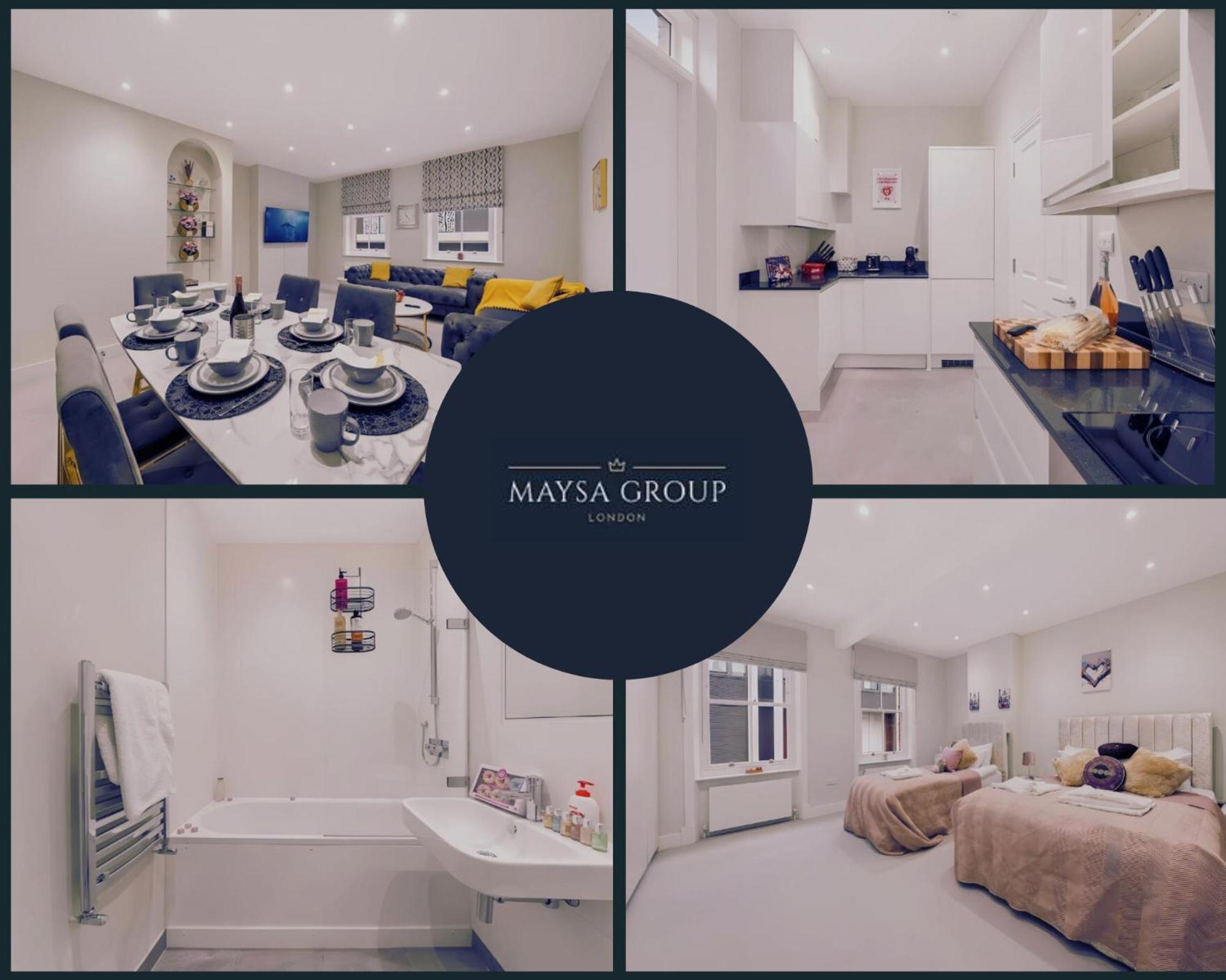 Chic 2 Bed Maisonette In Mayfair 32A London Bagian luar foto